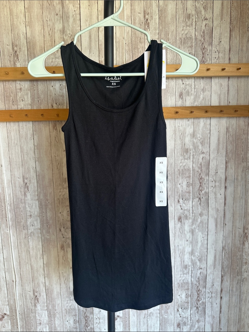 Isabel Maternity by Ingrid & Isabel Black Scoop Neck Tank